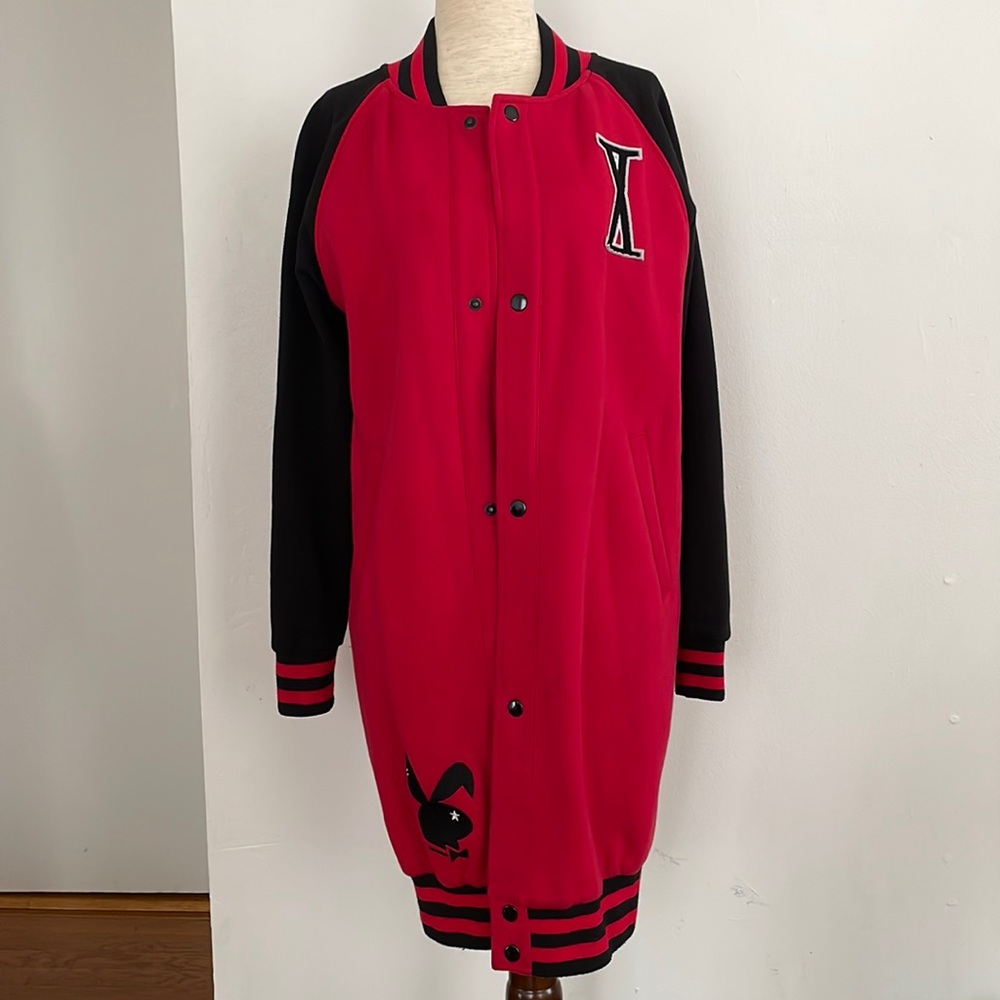 Dimepiece LA long varsity sweater